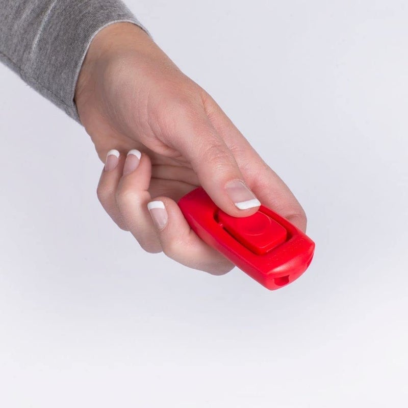 Clix Company of Animals Whizzclick, Clicker and Whistle Combined, Recall and Reward Training, Wrist Strap, For all Dogs Including Sensitive Dogs and Puppies - Image 3